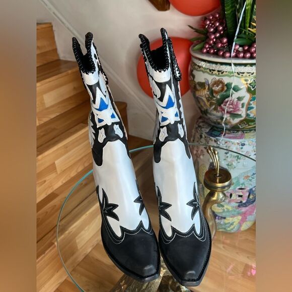 Free People c Jeffrey Campbell Conlon Cowboy Boots - Picture 5 of 8